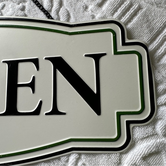 Metal Garden Sign with Black Lettering - Picture 6 of 9